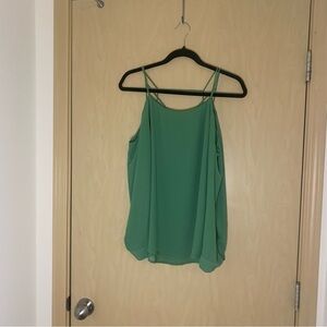 Naked Zebra Green Blouse Size Small